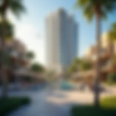 Lifestyle Offerings Around Al Wasl Building Vibrant community surrounding the Al Wasl Building showcasing lifestyle and amenities