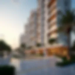 Architectural design of the Avenue at Etihad Towers showcasing modern aesthetics