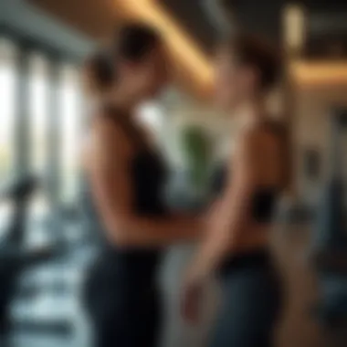 Tailored Personal Training Experience Personal trainer assisting a client