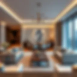 Luxurious living space in Pyramisa Hotel Apartments