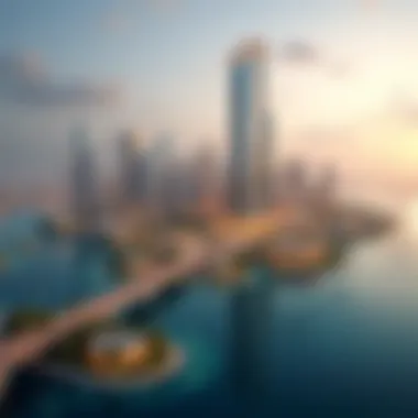 The skyline of Reem Island highlighting the growth potential fueled by Radiant Square