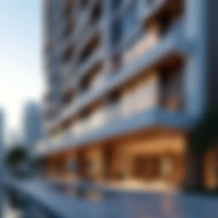 Exterior view of St. Regis Dubai Downtown showcasing its modern architecture