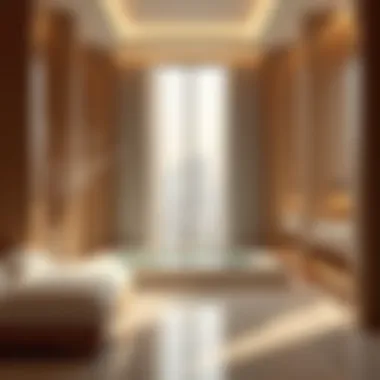 Wellness and Relaxation at St. Regis Dubai Relaxing spa area at St. Regis Dubai Downtown highlighting wellness offerings